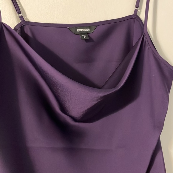 BNWOT Express Dressy cowl neck silk top - Picture 3 of 3